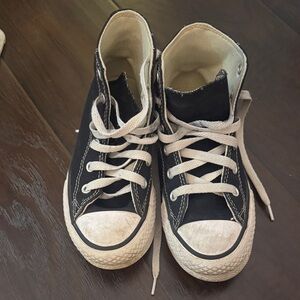 Converse Black and White Kids High-Top Sneakers